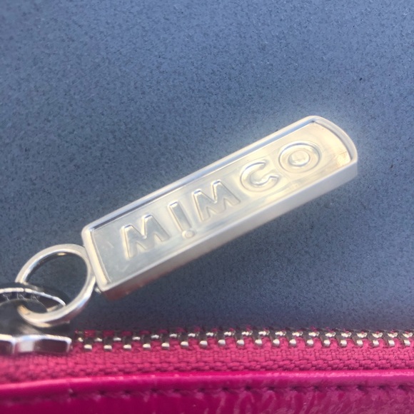 Mimco Pink Leather Pouch - Picture 4 of 8